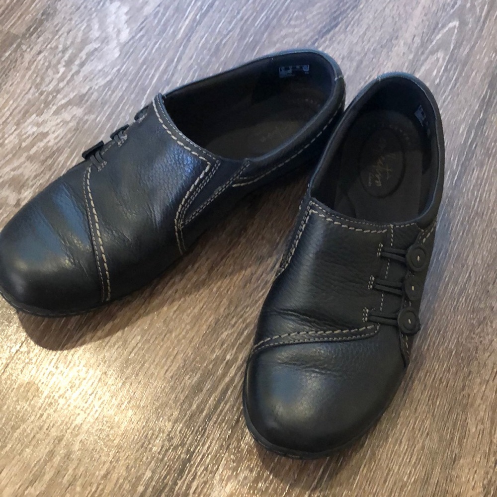 Clarks flat.